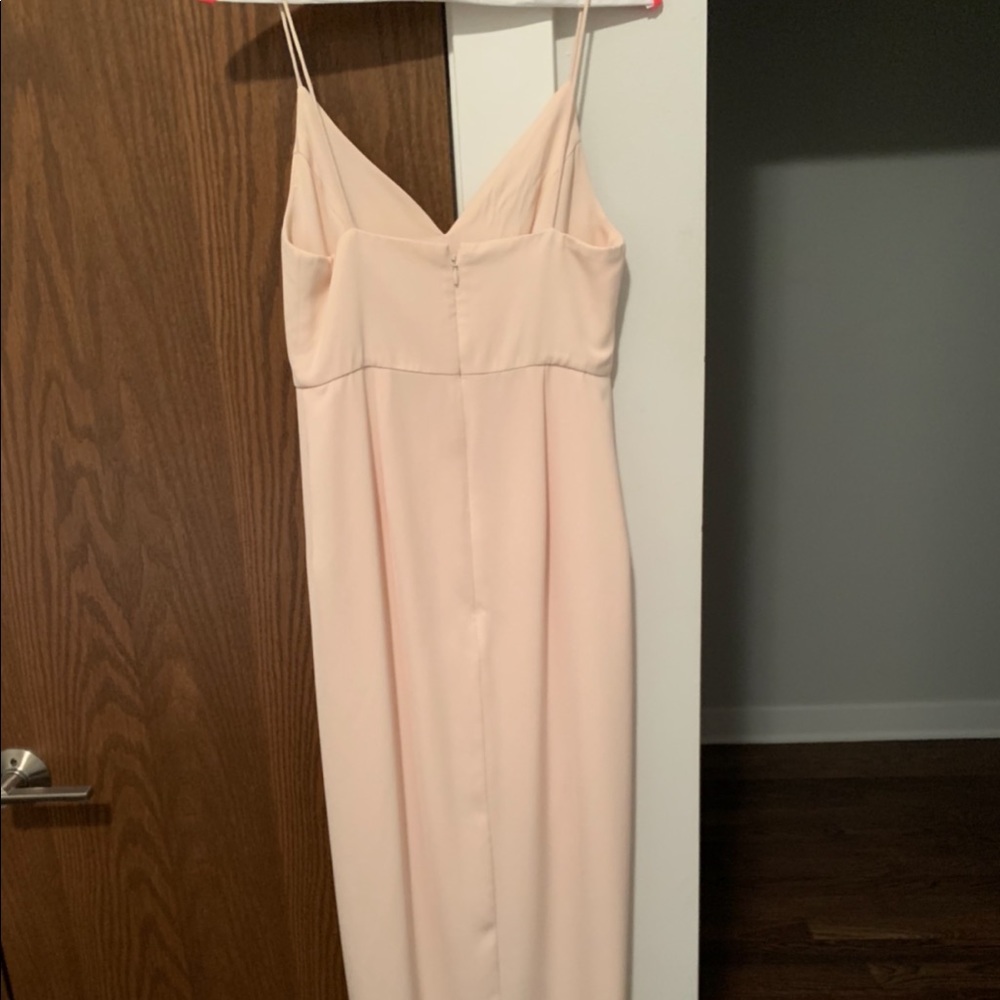 Shona Joy Cocktail Draped Dress in Nude - Picture 3 of 5